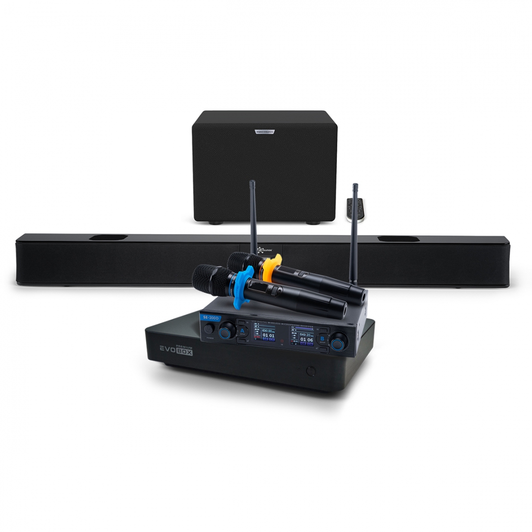 Hi-End караоке-система EVOBOX Premium + EvoSoundBar (саундбар с караоке) в Тольятти