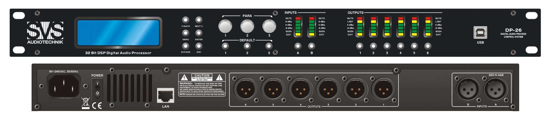 SVS Audiotechnik DP-26 Цифровой процессор: 2 входа 6 выходов в Тольятти