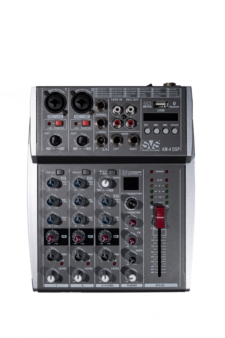 SVS Audiotechnik mixers AM-4 DSP Аналоговый микшерный пульт, 4-канала в Тольятти