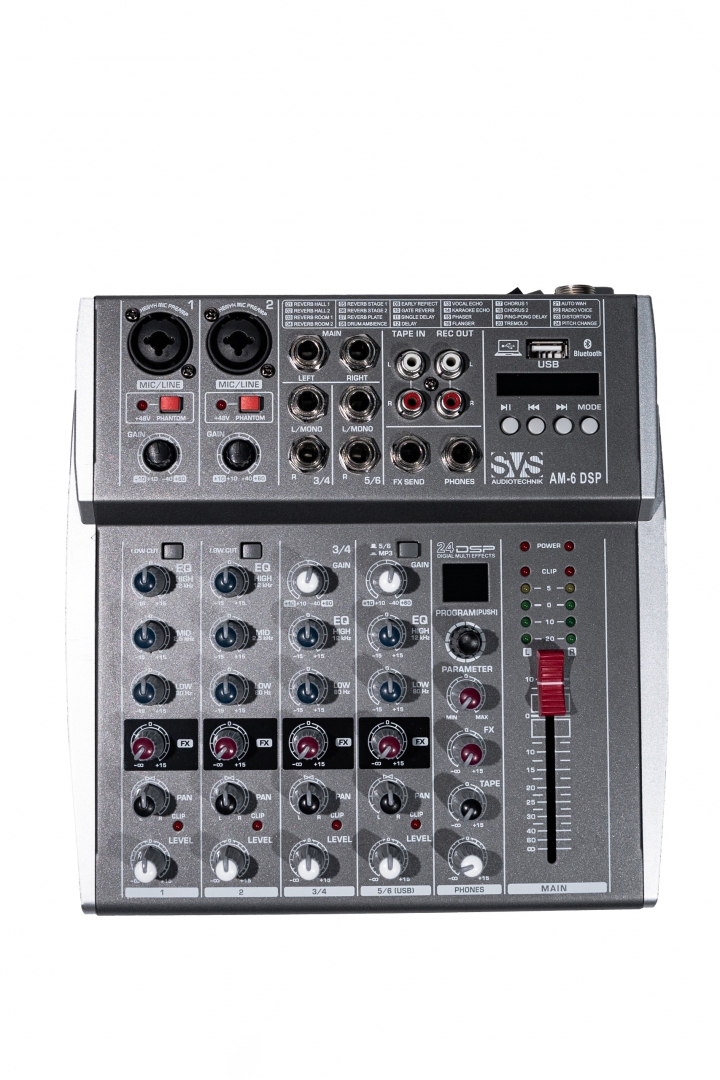SVS Audiotechnik mixers AM-6 DSP Микшерный пульт аналоговый, 6-канальный SVS Audiotechnik mixers в Тольятти