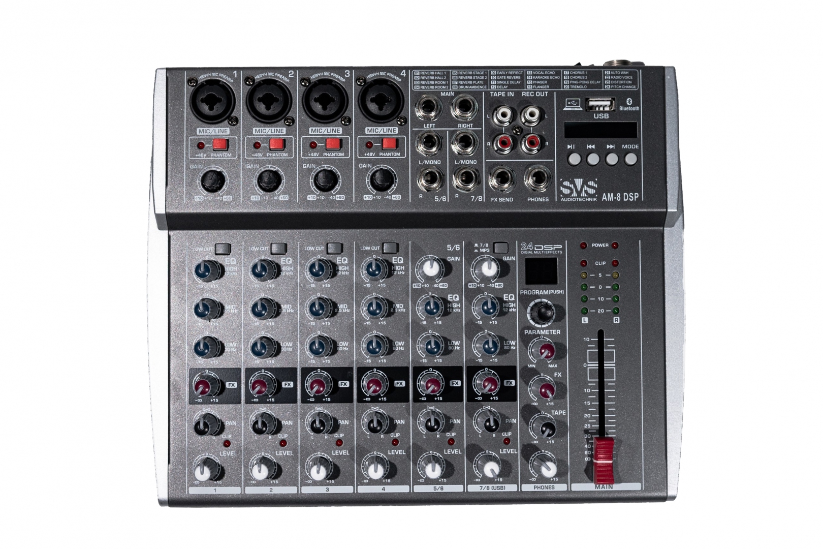 SVS Audiotechnik mixers AM-8 DSP Микшерный пульт аналоговый, 8-канальный в Тольятти